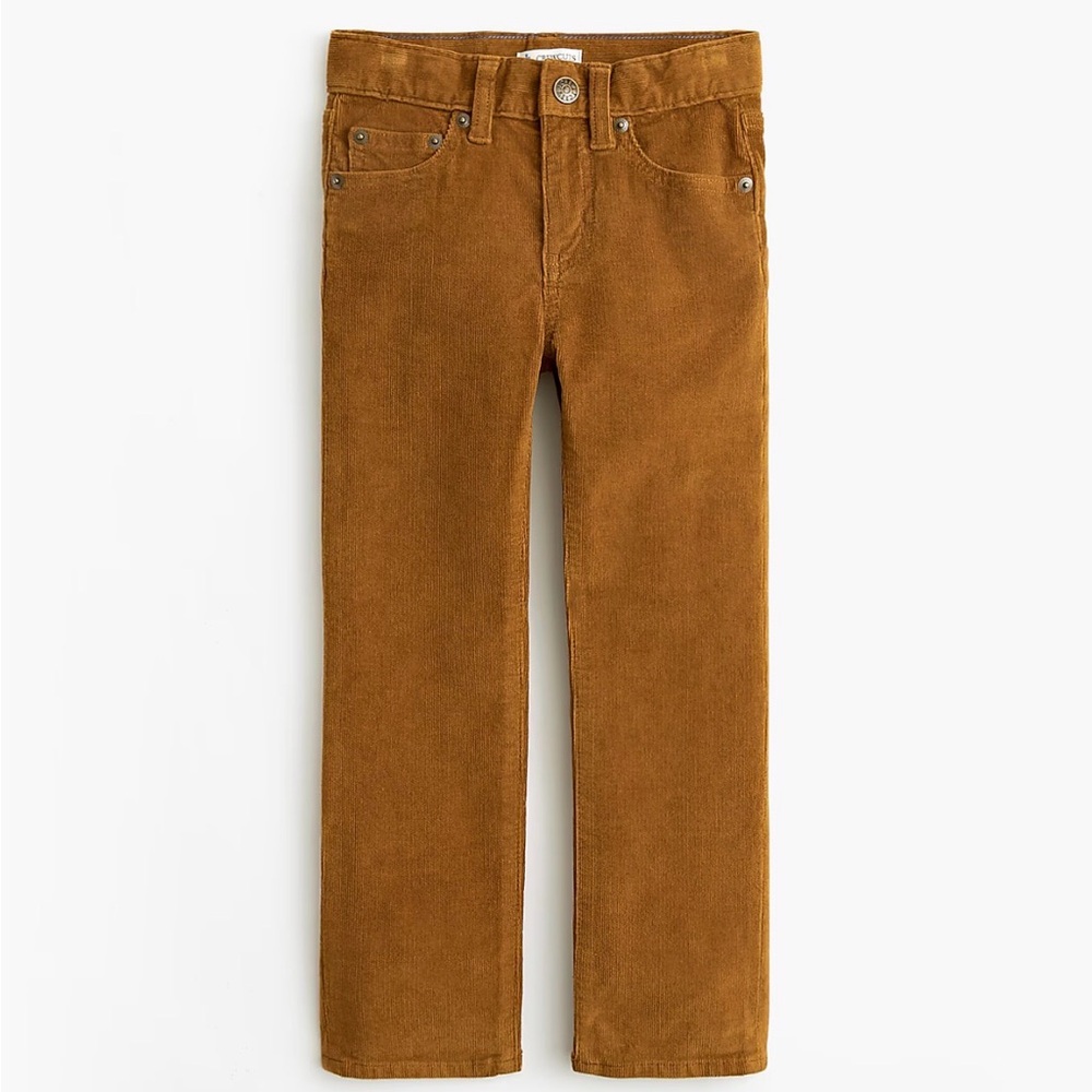 Kids' CrewCutsCorduroy Straight-Leg Pants - Brown